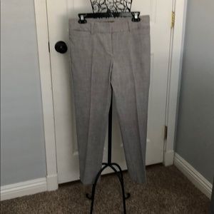 Gray ankle slacks